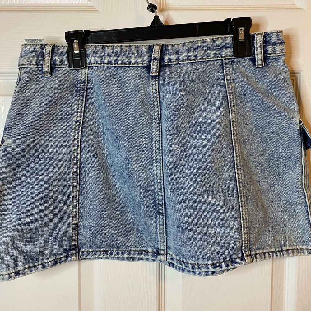Brand New SHEIN Blue Denim Mini Skirt - Picture 2 of 2